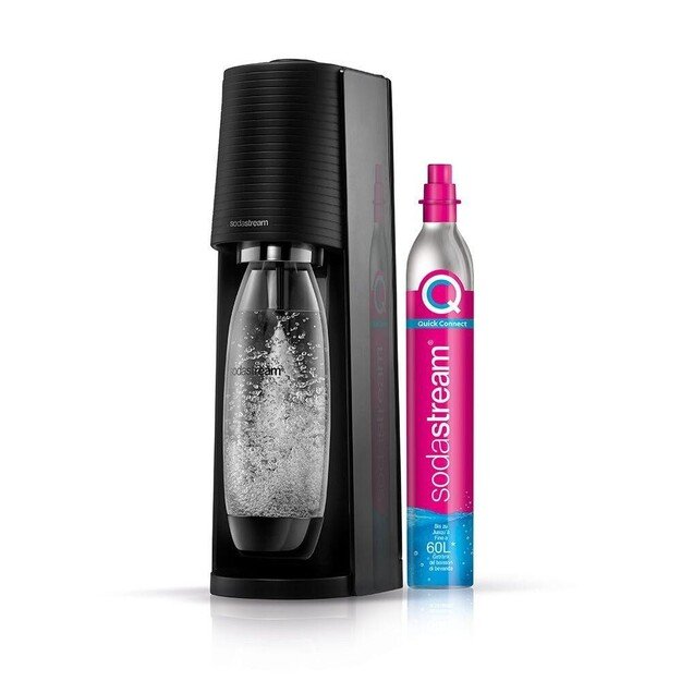 Gazuotų gėrimų gaminimo aparatas SodaStream Terra, 7290113763784, juodas 2