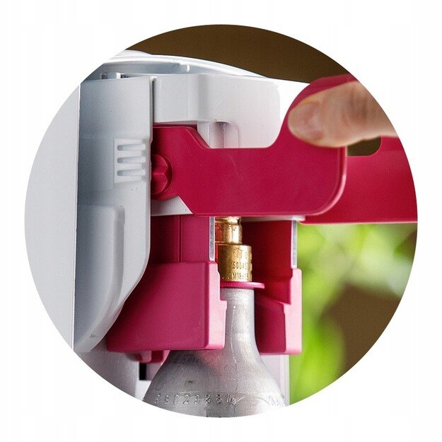 Dujų balionėlis vandens gazuokliams Sodastream CO2, 60l, rožinis 1