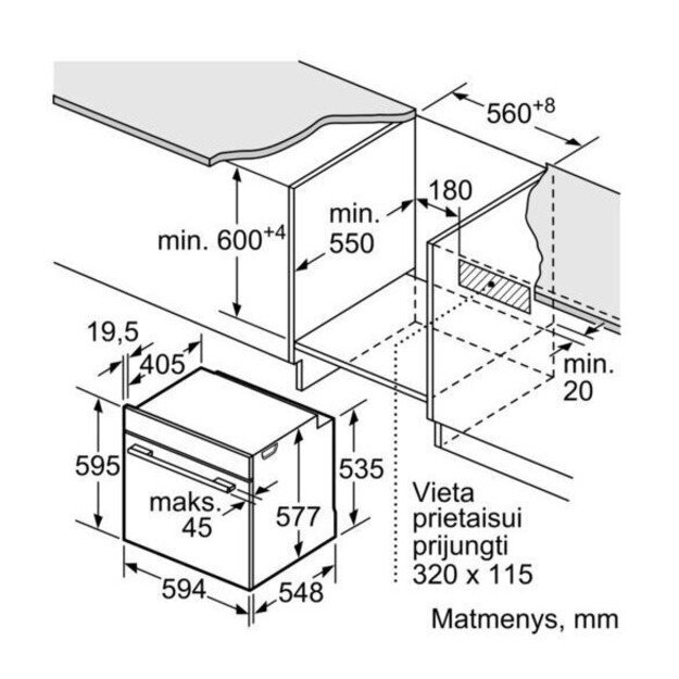 Orkaitė Bosch HNG8764C7 3