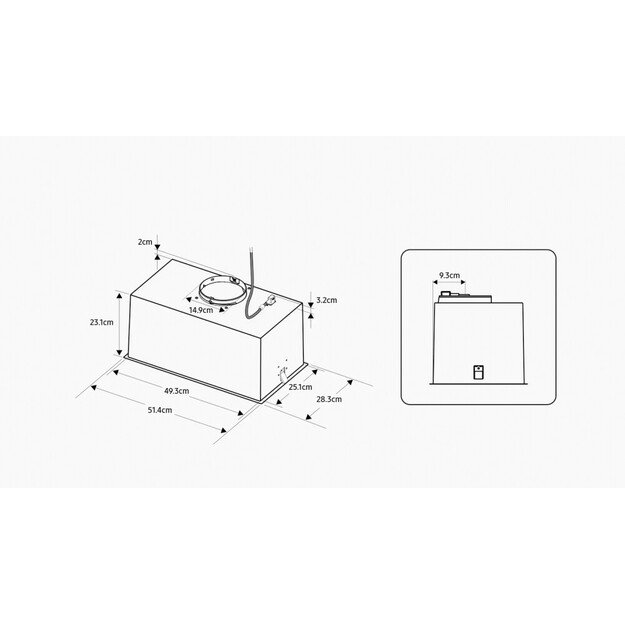 Įmontuojamas gartraukis SAMSUNG NK52FG454CM 1