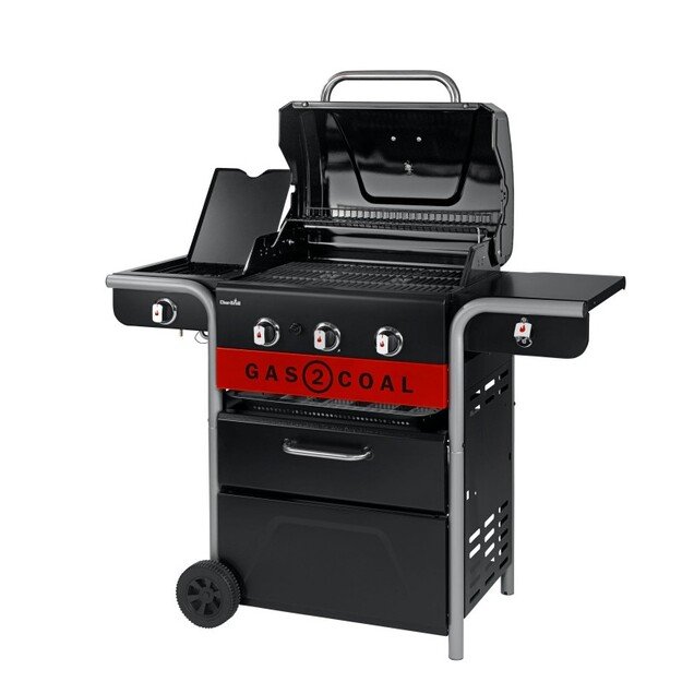 Anglinė-Dujinė 3 degiklių kepsninė Char-Broil Gas2Coal 3