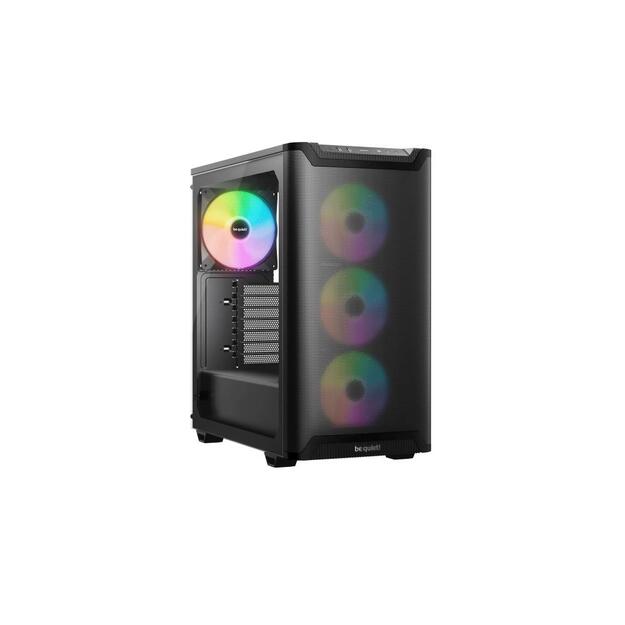 Case|BE QUIET|PURE BASE 501 LX|MidiTower|Case product features Transparent panel|Not included|ATX|MicroATX|MiniITX|Colour Black|BGW78