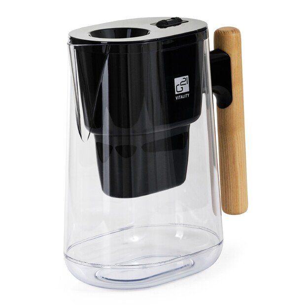 Ąsotis su vandens filtru G21, 60022501, 2,5 L, Juodas