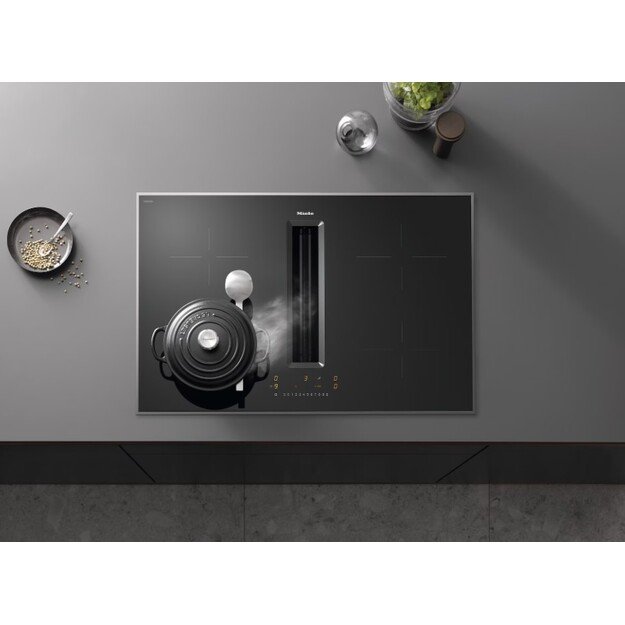 Indukcinė kaitlentė su integruotu gartraukiu Miele KMDA 7272 FR-U Silence, 12120730 1