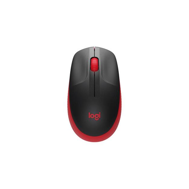 MOUSE USB OPTICAL WRL M190/RED 910-005908 LOGITECH