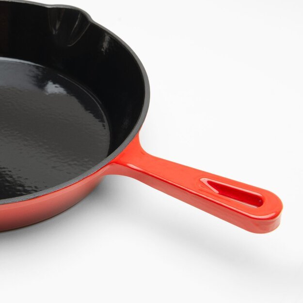 Emaliuota ketaus keptuvė Ø25.5cm GET RED Raudona 1