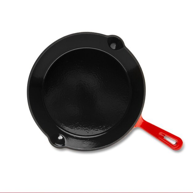 Emaliuota ketaus keptuvė Ø25.5cm GET RED Raudona 2