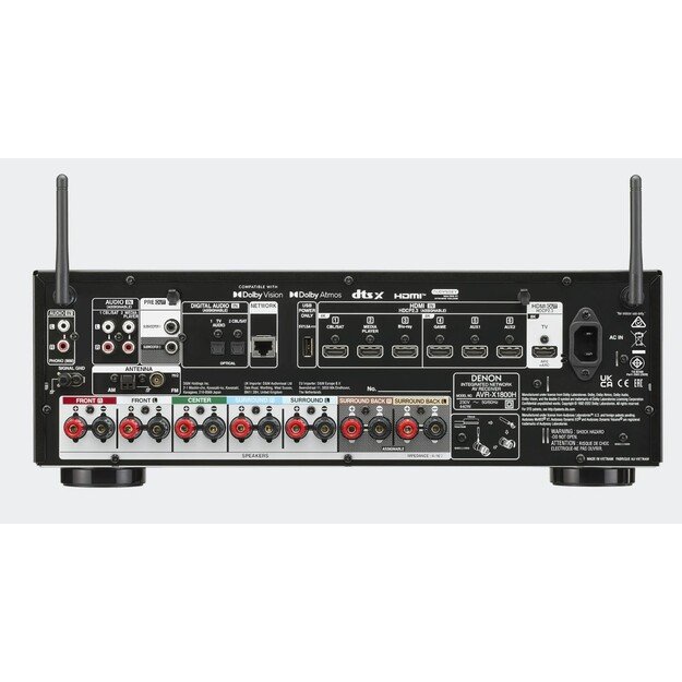 AV Imtuvas - stiprintuvas Denon AVR-X1800H, 7 kanalų 2