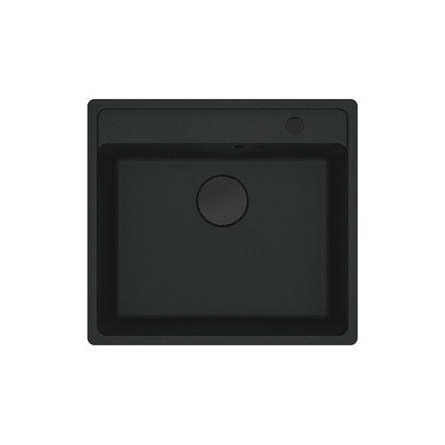 Virtuvės plautuvė Franke Maris MRG 610-52, juoda matinė, 114.0658.586