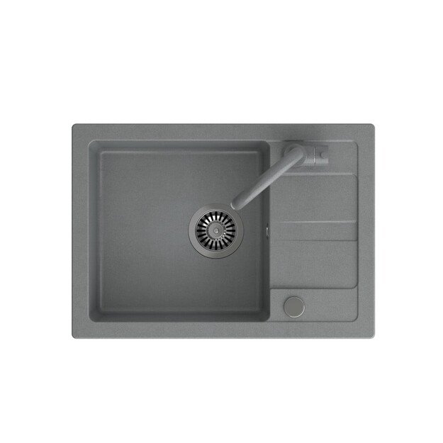 Plautuvė su maišytuvu Quadron GO SMART, TQ6244GSSZ, pilka 3