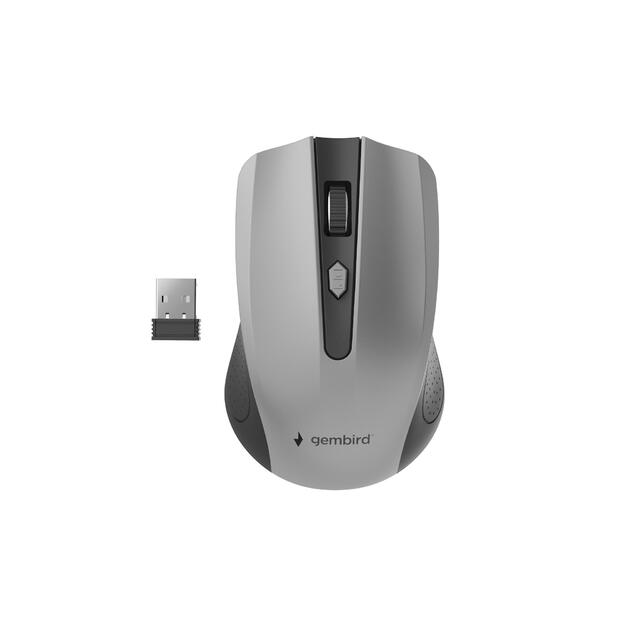 MOUSE USB OPTICAL WRL BLACK/GREY MUSW-4B-04-BG GEMBIRD