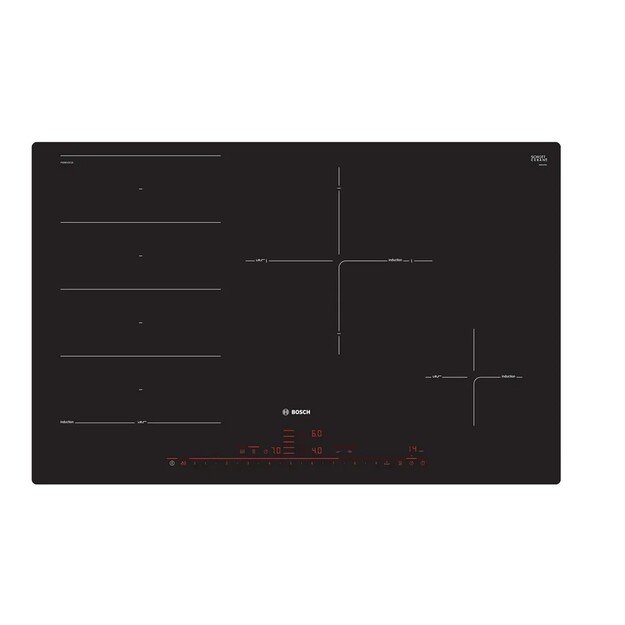 Įmontuojama indukcinė kaitlentė Bosch PXE801DC1E, 80cm