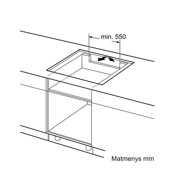 Įmontuojama indukcinė kaitlentė Bosch PXE801DC1E, 80cm 5