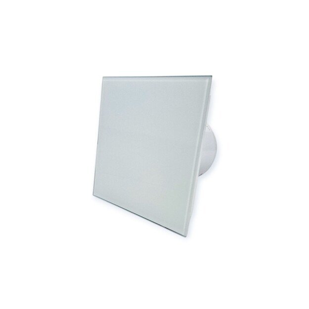 Ventiliatorius Vlano EOS 100 H WH (Baltu stiklu su laikmačiu ir drėgmės jutikliu) 100 mm 1