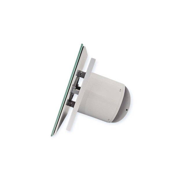 Ventiliatorius Vlano EOS 100 H WH (Baltu stiklu su laikmačiu ir drėgmės jutikliu) 100 mm 5