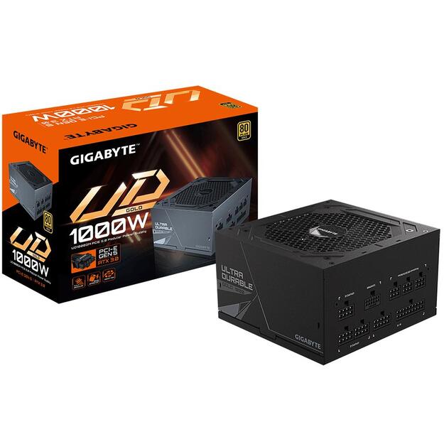 Power Supply|GIGABYTE|GP-UD1000GM|ATX 3.1|1000 Watts|Efficiency 80 PLUS GOLD|PFC Active|GP-UD1000GMPG5V2
