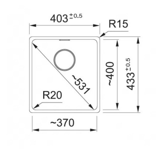 Virtuvės plautuvė Franke Maris MRG 210/110-37, onikso juoda, 125.0683.135 1