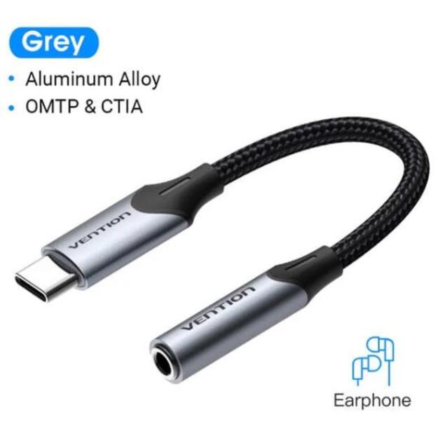 ADAPTER USB-C TO AUDIO 3.5MM/0.1M BGJHA VENTION