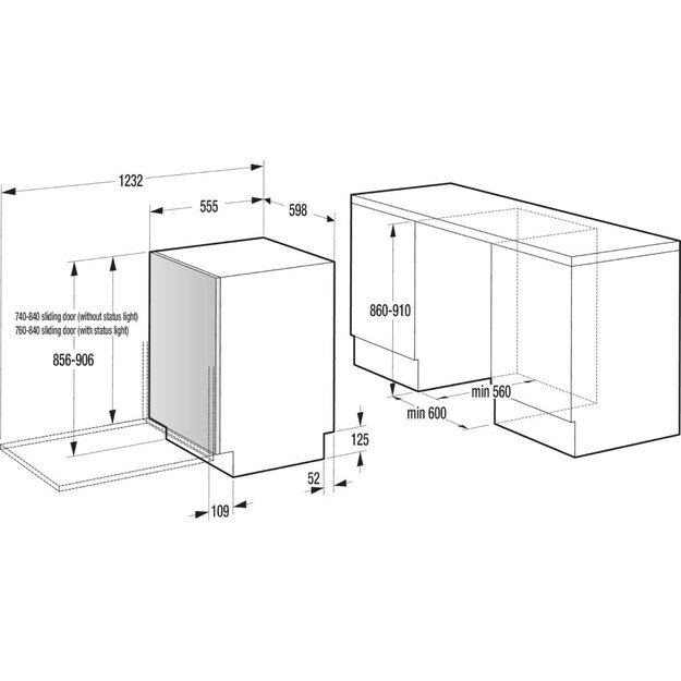 Indaplovė Gorenje GV663B65XXL 4