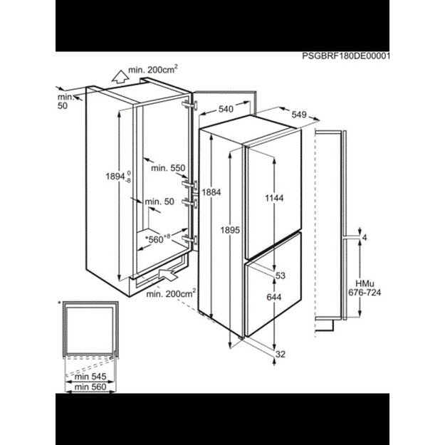 Šaldytuvas AEG SCE819E5TS 1