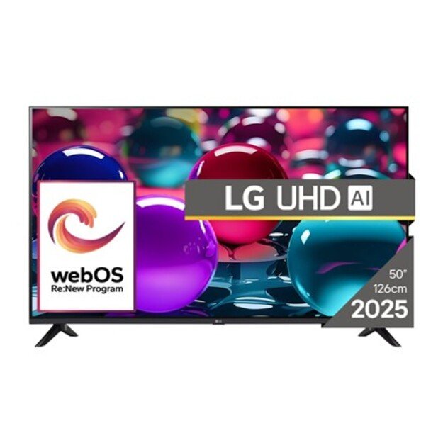 Televizorius LG UHD AI 4K, UA73, 50UA73003LA 1