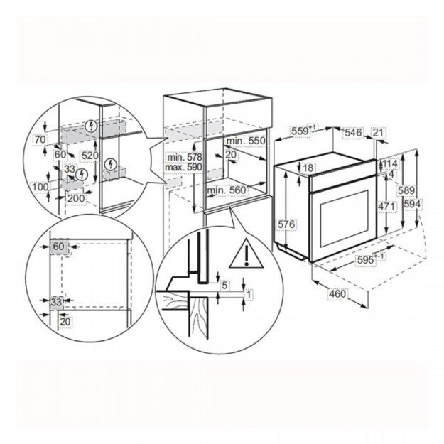 Įmontuojama orkaitė Electrolux MealAssist, LOE9P3XZ 3