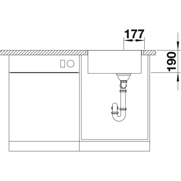 Plautuvė BLANCO ARTAGO 6-IF/A SteelFrame 521767 2