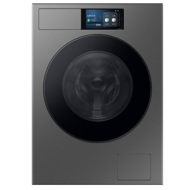 Skalbimo ma&scaron;ina Samsung WF90F09C4SU4, su &bdquo;AI Home&ldquo; ir 7 colių LCD ekranu