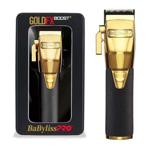 Plaukų kirpimo ma&scaron;inėlė BaByliss PRO Boost+ Professional Metal Clipper, Gold, FX8700GBPE