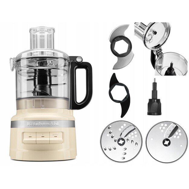 Virtuvinis kombainas KitchenAid 5KFP0719EAC, Almond Cream, 1,7L 1