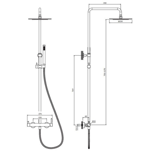 Du&scaron;o sistema Omnires Y1244MCPB 2