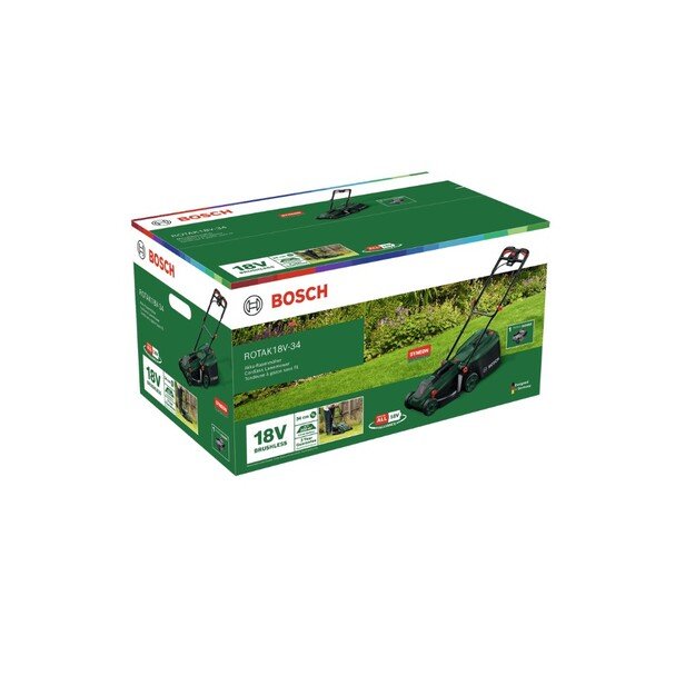 Vejapjovė Bosch  Rotak 18V-34, 1x4Ah, 06008B9N00 8