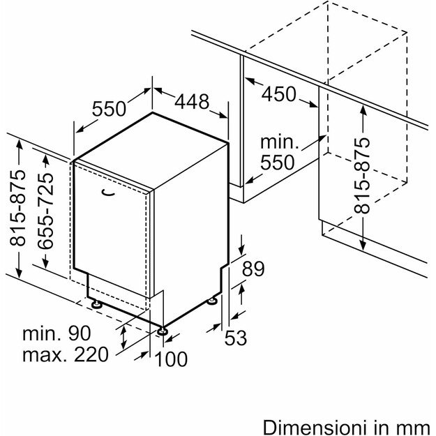 Indaplovė Bosch SPV4EMX17E 1