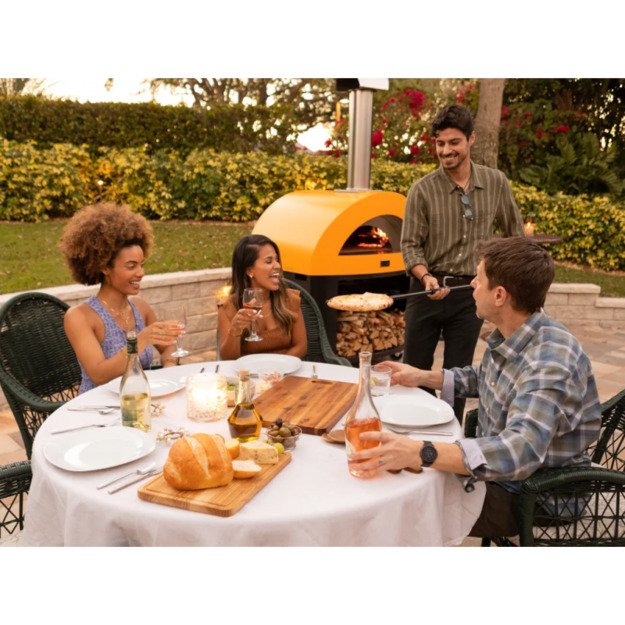 Hibridinė Picos Krosnis Alfa MODERNO 5 Pizze : Spalva - Fire Yellow