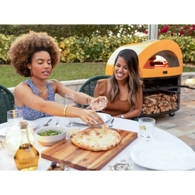Hibridinė Picos Krosnis Alfa MODERNO 5 Pizze : Spalva - Fire Yellow 1