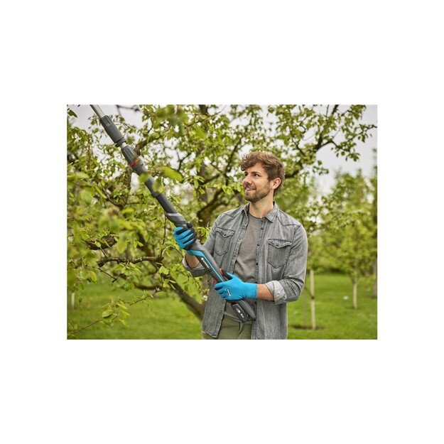 Akumuliatorinės teleskopinės genėjimo žirklės Gardena HighCut 250/18V P4A paruo&scaron;tas naudojimui rinki 7