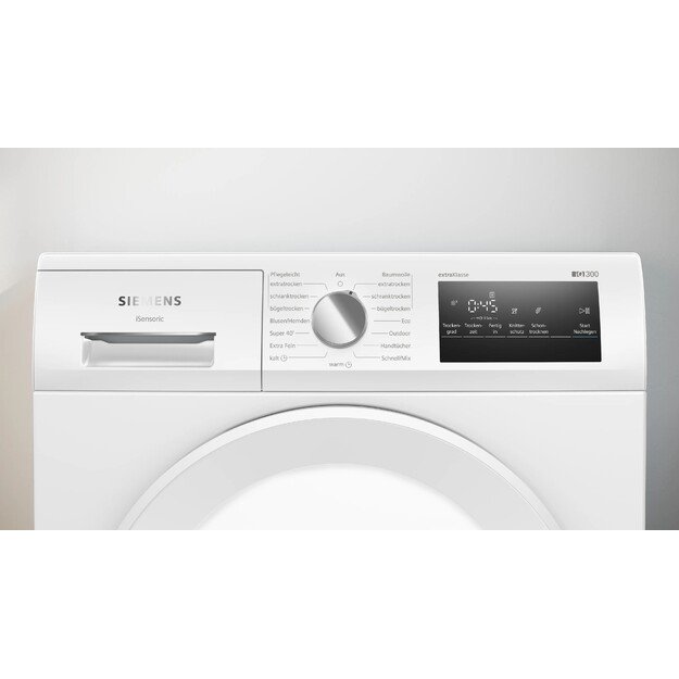 Džiovyklė su &scaron;ilumos siurbliu Siemens iQ300, WT43HV94, 8 kg 2