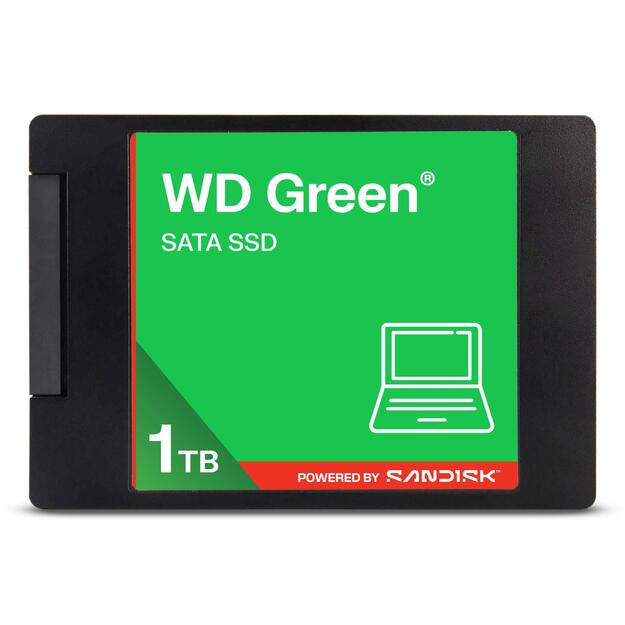 SSD|SANDISK|Green|POWERED BY SANDISK|1000 GB|Serial ATA III|Read speed 545 MB/s|2.5 |WDS100T5G0A-00CPT0