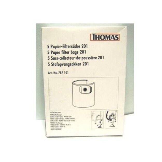 Dulkių siurblio mai&scaron;eliai Thomas 201, 787101, 5 vnt