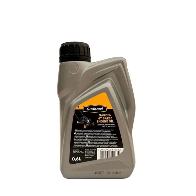 Gudnord Alyva vejapjovei Garden 4T SAE30 0,6L, Gudnord
