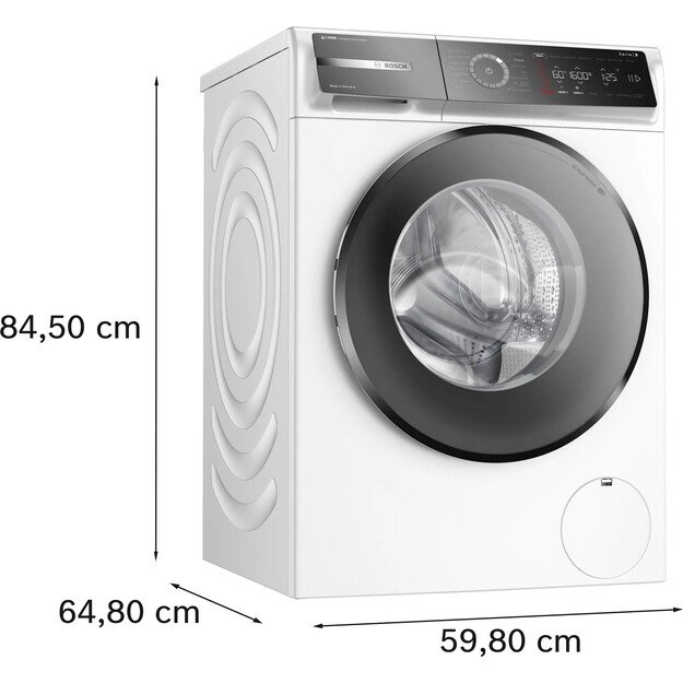Skalbimo ma&scaron;ina Bosch Serija 8, WGB266AWSN, 11 kg 2