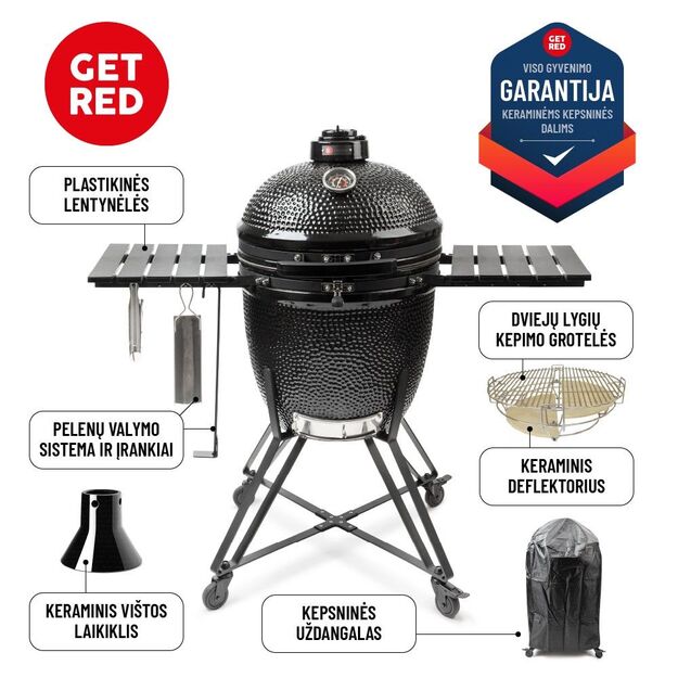 Kamado GET RED 22 (56cm) 2