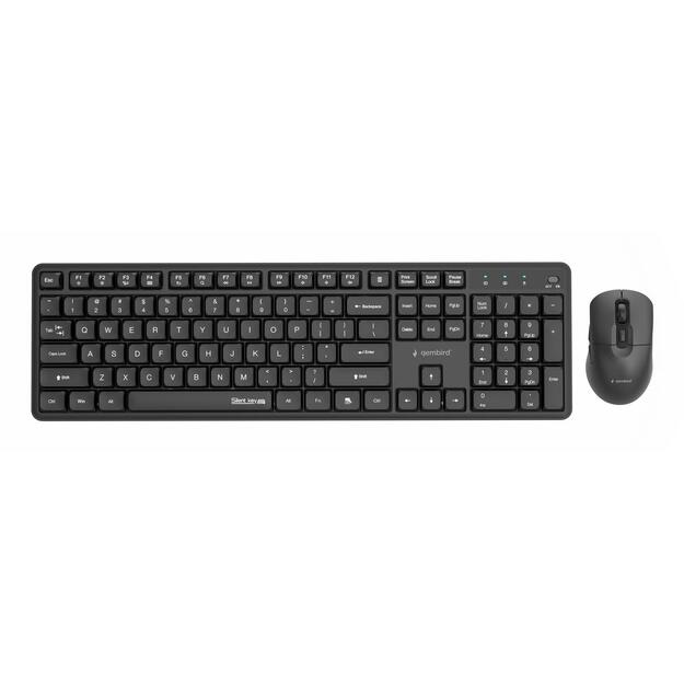 KEYBOARD +MOUSE WRL ENG/BLACK KBS-WMS-01 GEMBIRD