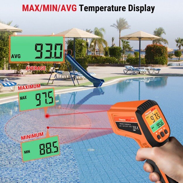 Lazerinis termometras ThermoPro TP450W 5
