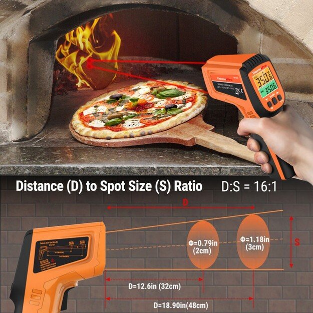 Lazerinis termometras ThermoPro TP450W 2