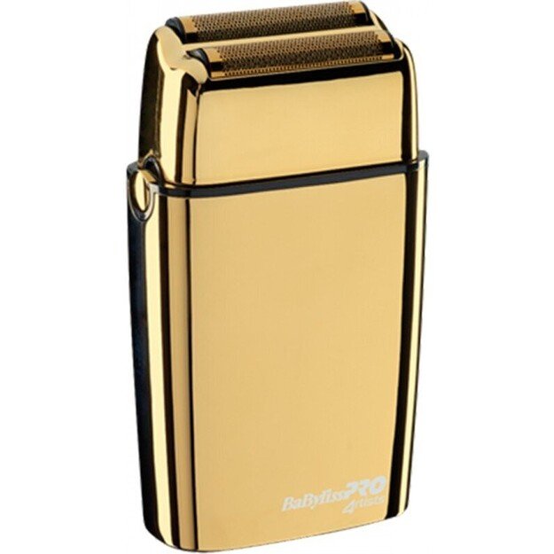 Mobili įkraunama barzdaskutė BaByliss PRO Double Foil Metal Shaver Gold FXFS2GE, auksinė 1