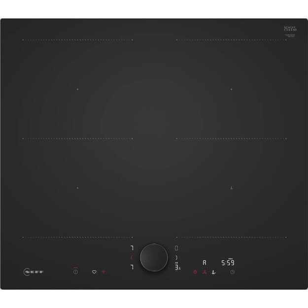 Įmontuojama indukcinė kaitlentė Neff N 90, T56NUQ4A0, 60 cm