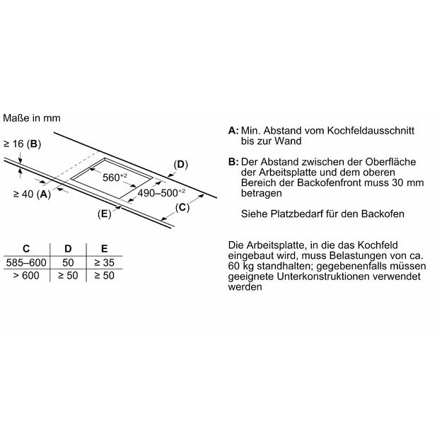 Įmontuojama indukcinė kaitlentė Neff N 90, T56NUQ4A0, 60 cm 1