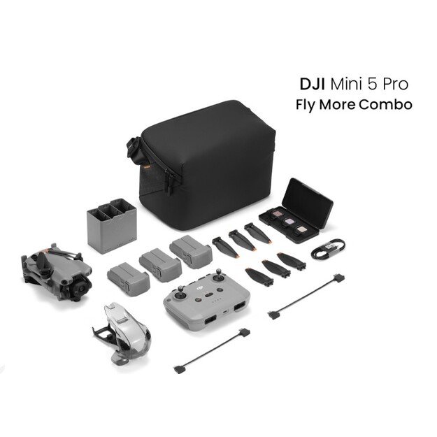 Dronas Dji Mini 5 Pro Fly More Combo, RC N3, CP.MA.00000876 1