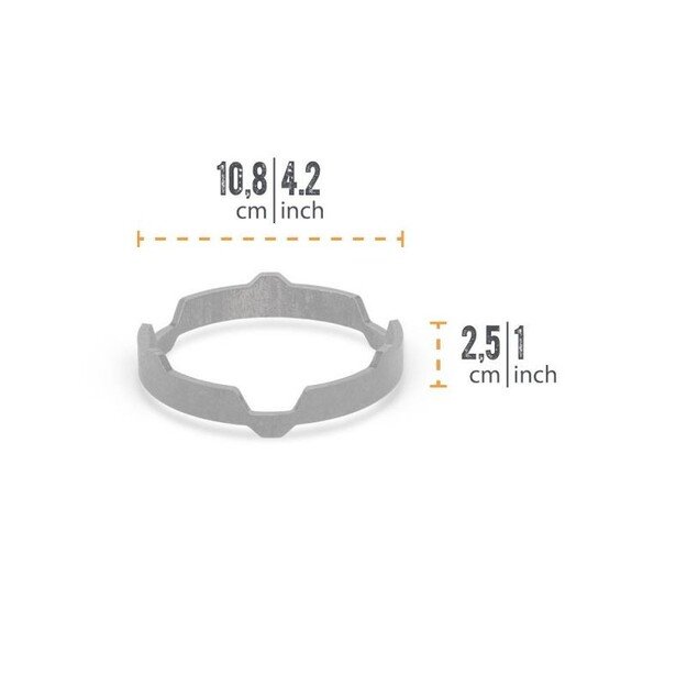 Petromax Atago atrama kepimo plokštei 2